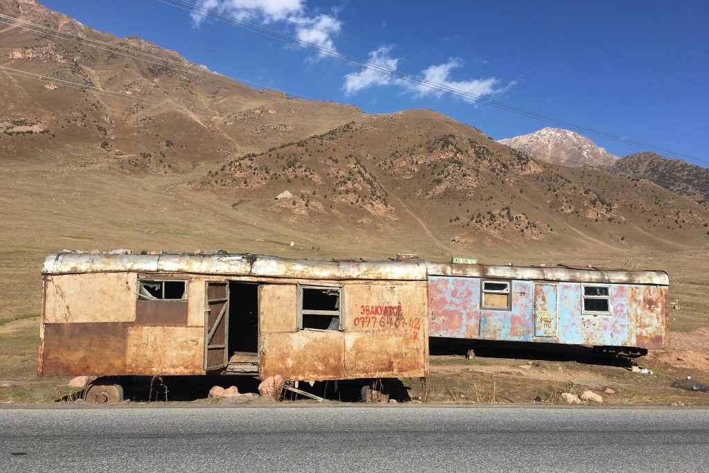 Abandoned-train-vagons